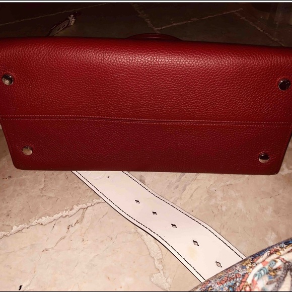 Authentic Christian Dior DIOREVER BAG deep red - Picture 5 of 8